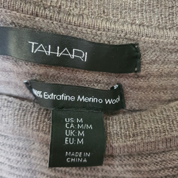 Tahari Merino Wool Sweater - Picture 12 of 12